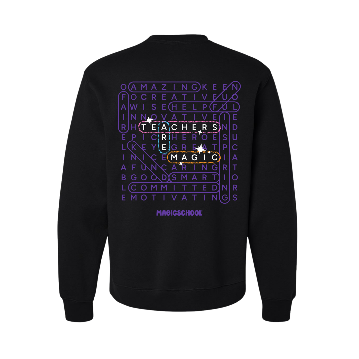 Teachers Are Magic! Sweatshirt – Black