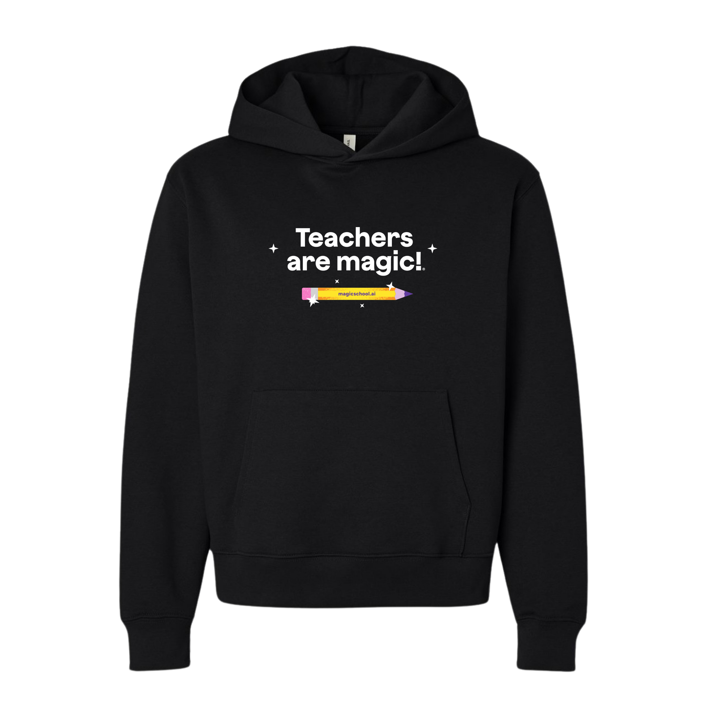 Teachers Are Magic! Hoodie – Black