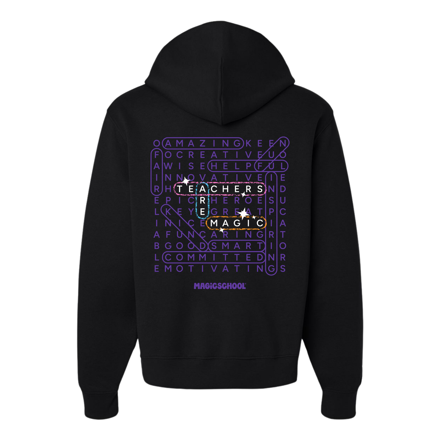Teachers Are Magic! Hoodie – Black