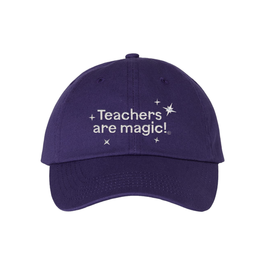 Teacher's Are Magic! Dad Hat - Purple