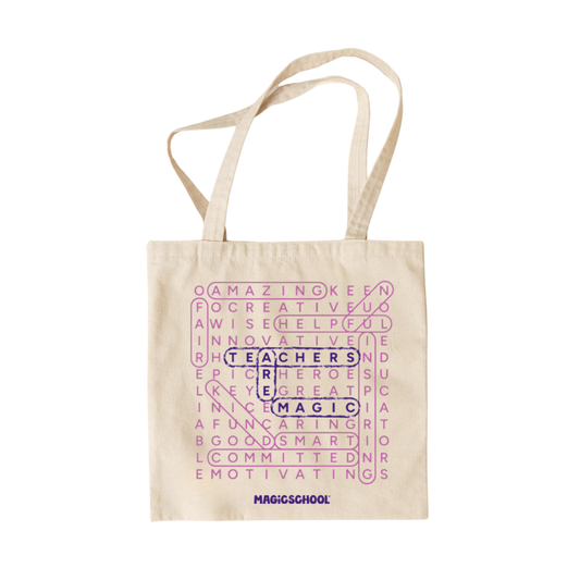Teacher’s Are Magic! Canvas Tote Bag